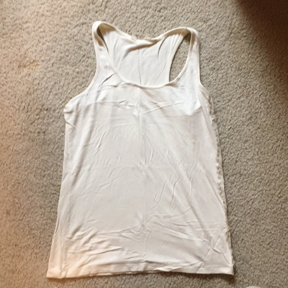 Old navy white tank top medium